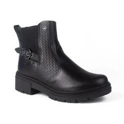 Bota Dakota de Cano Curto Em Couro Feminina D0402