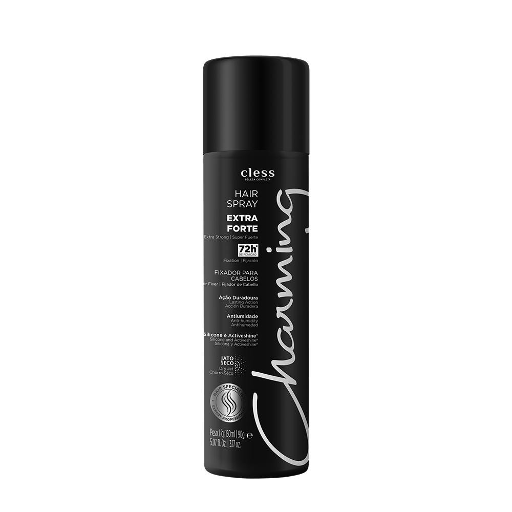 Charming Hair Spray Extra Forte 150ml em Oferta na Shopee