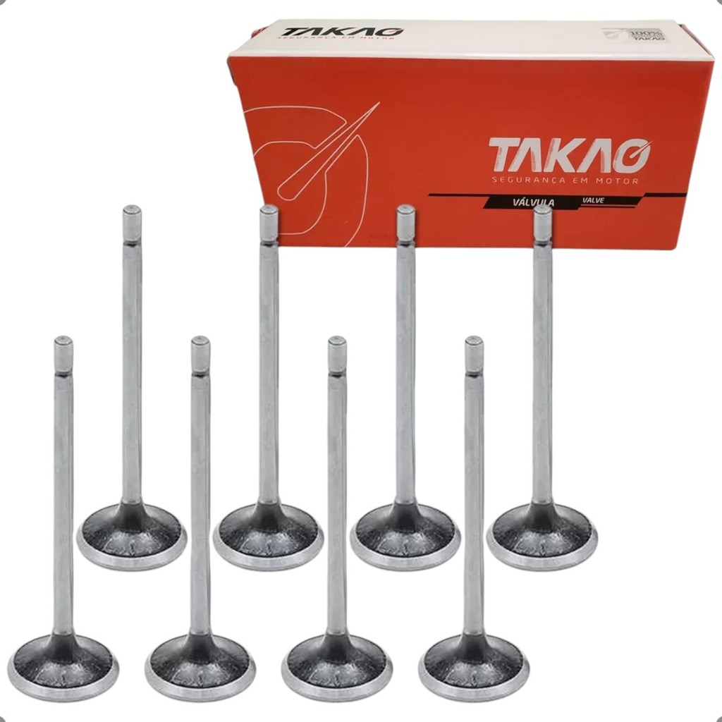 Jogo 8 Valvulas De Admissao Clio Duster Logan Sandero Kangoo Scenic Symbol Fluence 1.6 16v K4m em Oferta na Shopee