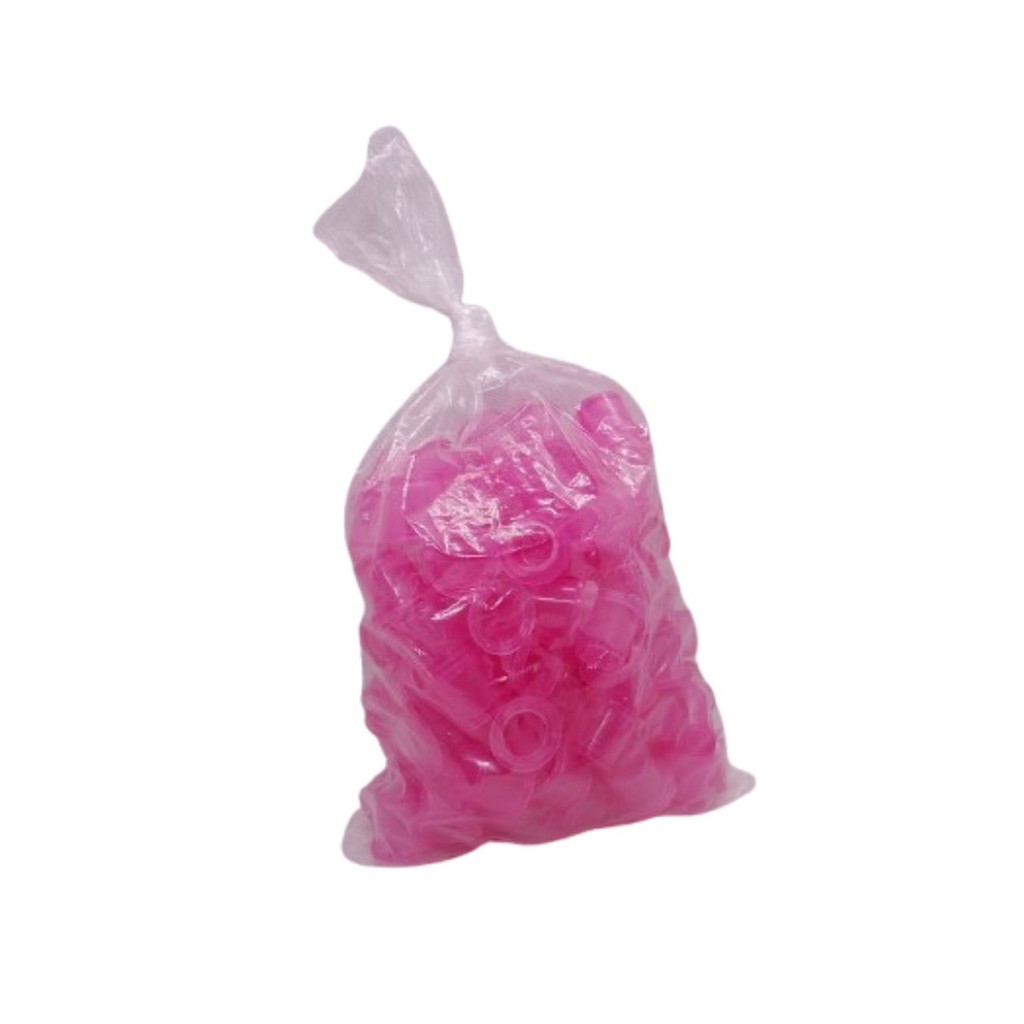 Batoque Rosa P para Tatuagem Tattoo - 100 Unidades
