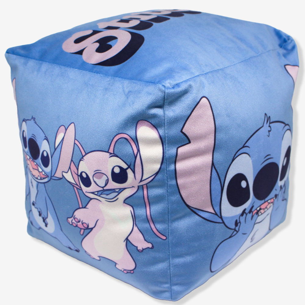 Almofada Cubo Stitch - Disney em Oferta na Shopee