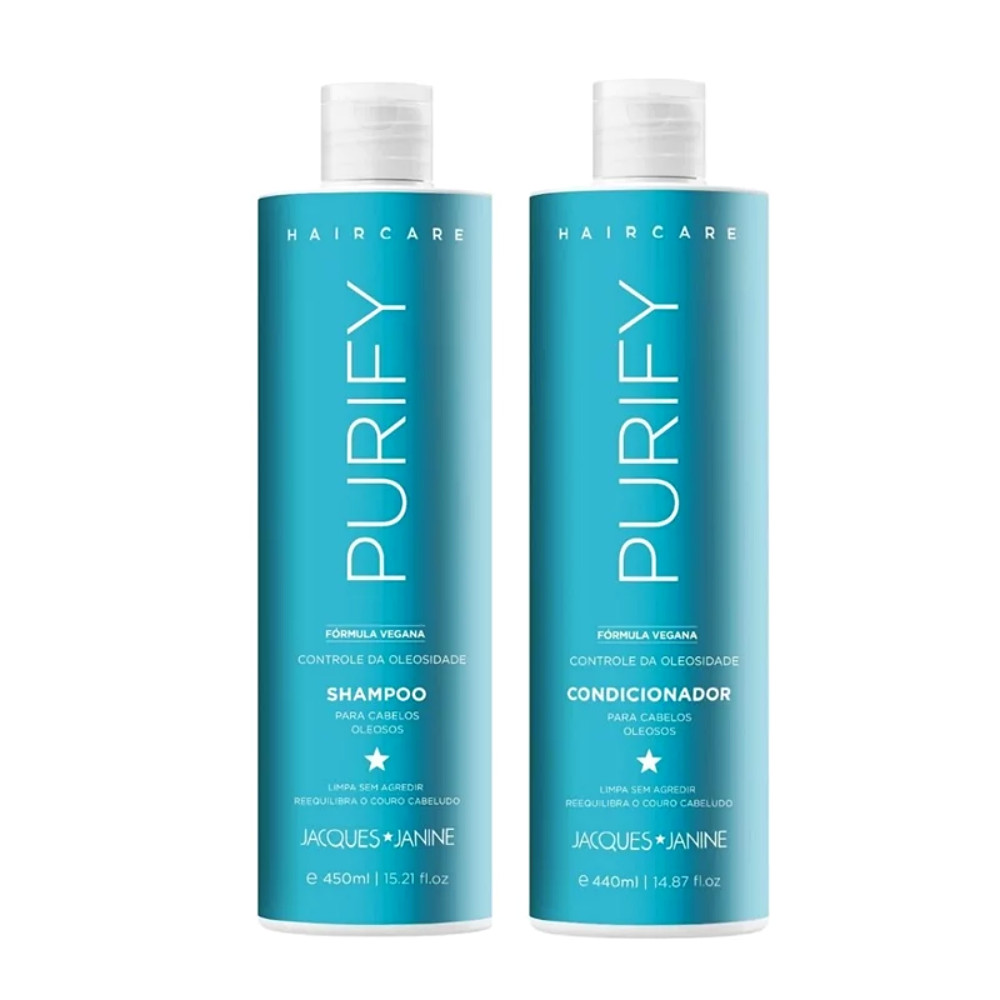 Kit Shampoo + Condicionador Hair Care Purify Jacques Janine