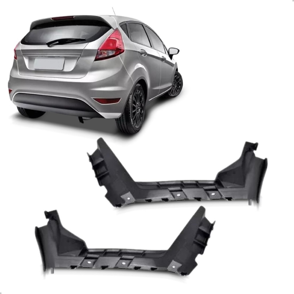 Guia Parachoque Traseiro Fiesta 2013 a 2019 New Hatch em Oferta na Shopee