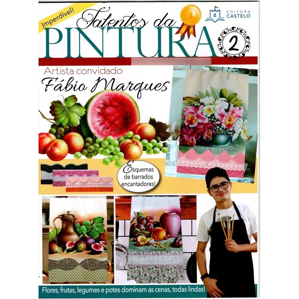 Revista Pintura Em Tecido Talentos Da Pintura Edição 02