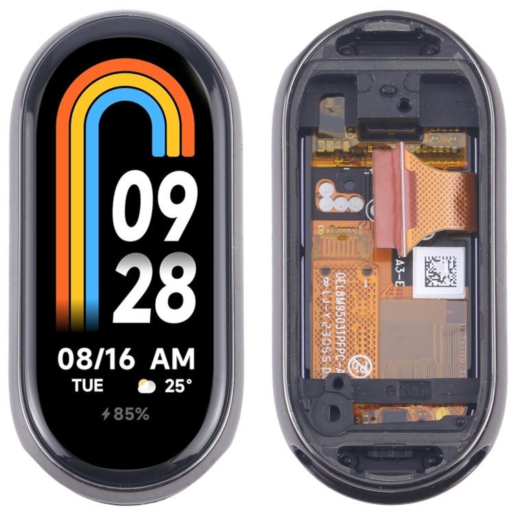 Para Xiaomi Mi Band 8 Digitalizador De Tela LCD Conjunto Completo Com Moldura (P
