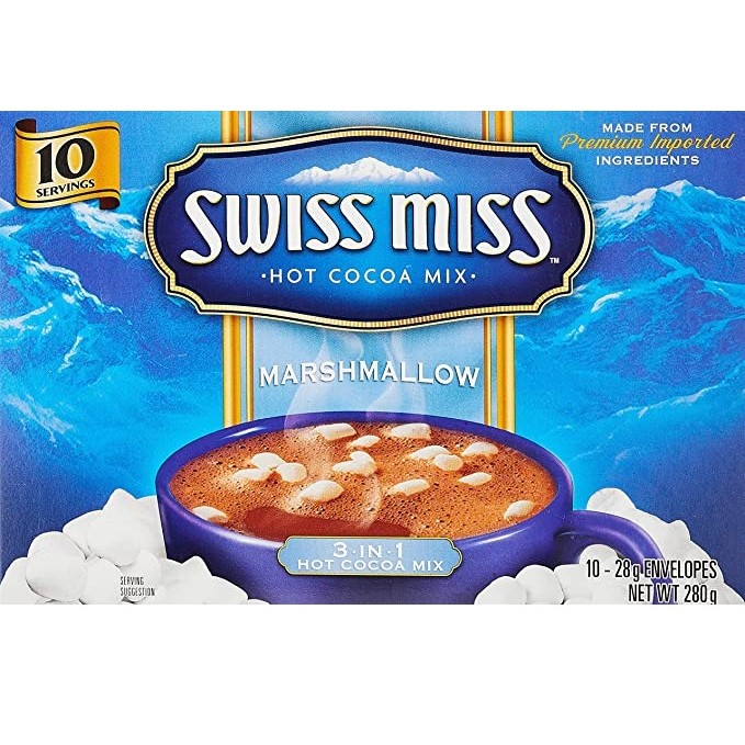 Swiss Miss Chocolate com Marshmallow  - Mistura Para Chocolate Quente