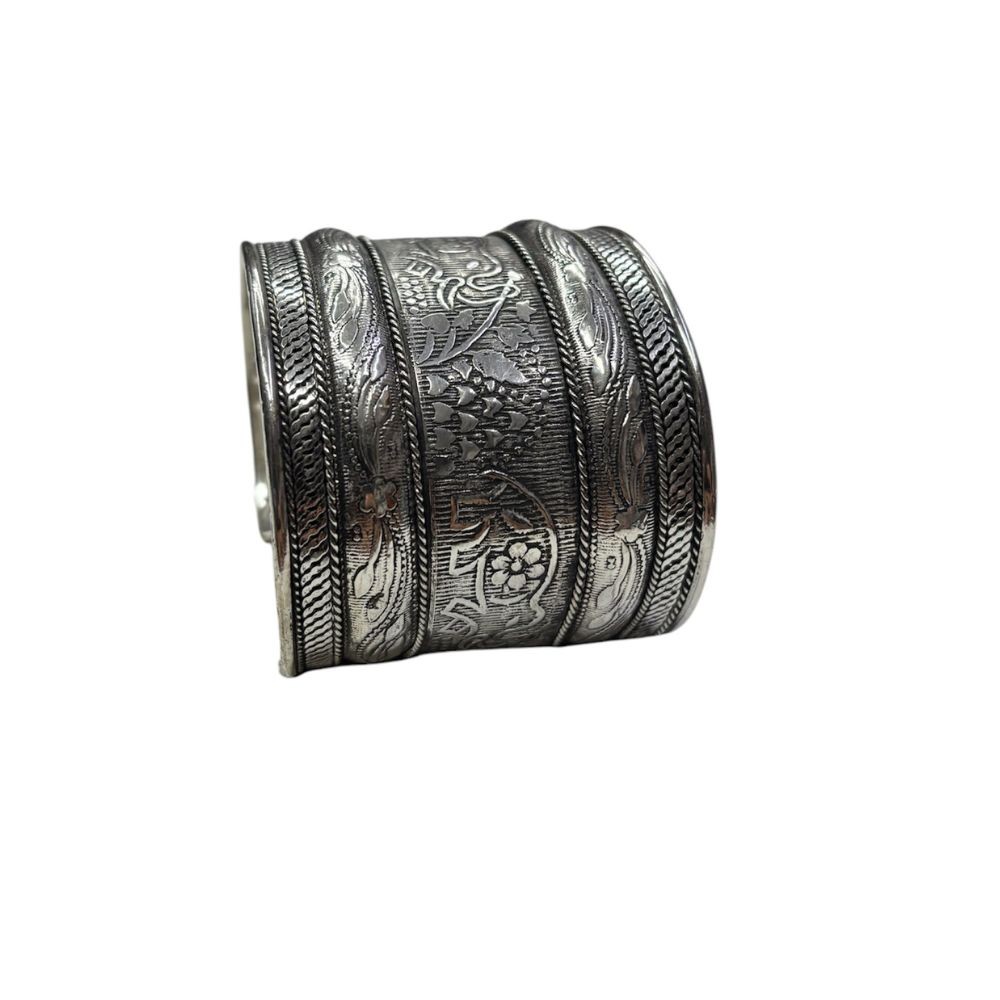 Bracelete Metal Prateada Indiana