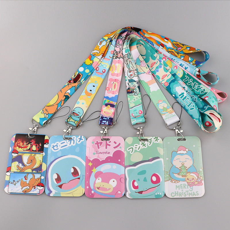 Elf Cartoon alça de telefone móvel titular do cartão/cartão de ônibus controle de acesso cartão de autorização de trabal em Oferta na Shopee