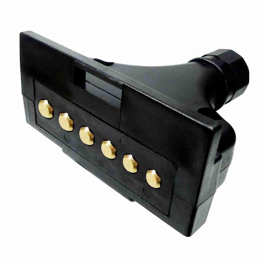 Tomada 6 Polos Retangular Reforçada - 12/24V - DNI 8309 em Oferta na Shopee