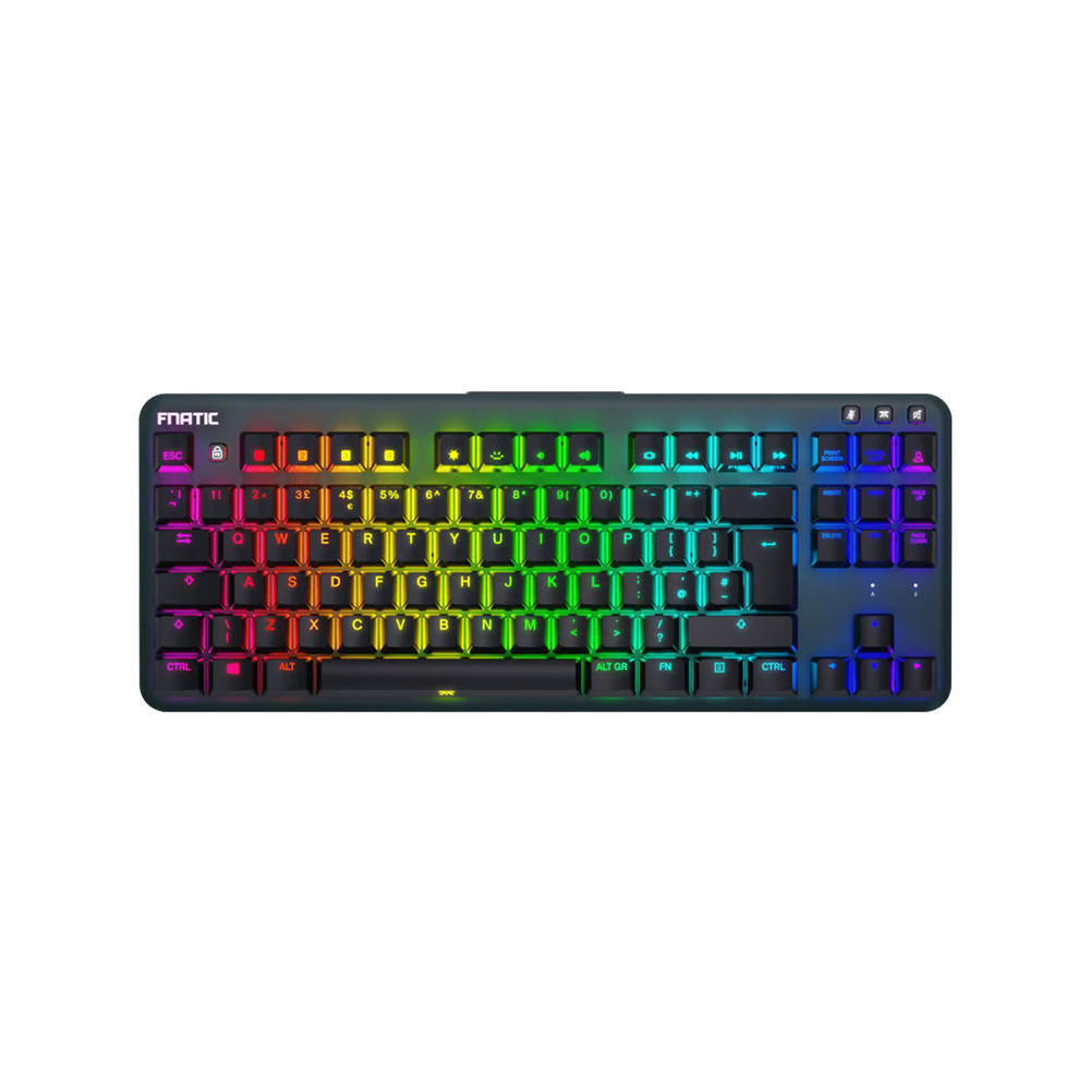 TECLADO MECANICO GAMER FNATIC MINI STREAK SPEED EDITION RGB PRETO - KB0003-001