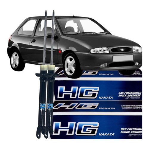 Par Amortecedor Novo Fiesta 1.0 1.3 1.4 1.6 1996 Á 2007 em Oferta na Shopee