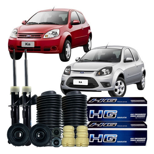 Kit Amortecedor Coxim Coifa Dianteiro Ford Ka 2008 Á 2013 em Oferta na Shopee