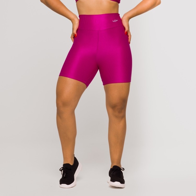 Short Fitness Feminino Academia Poliamida Rosa Básico Crossfit em Oferta na Shopee
