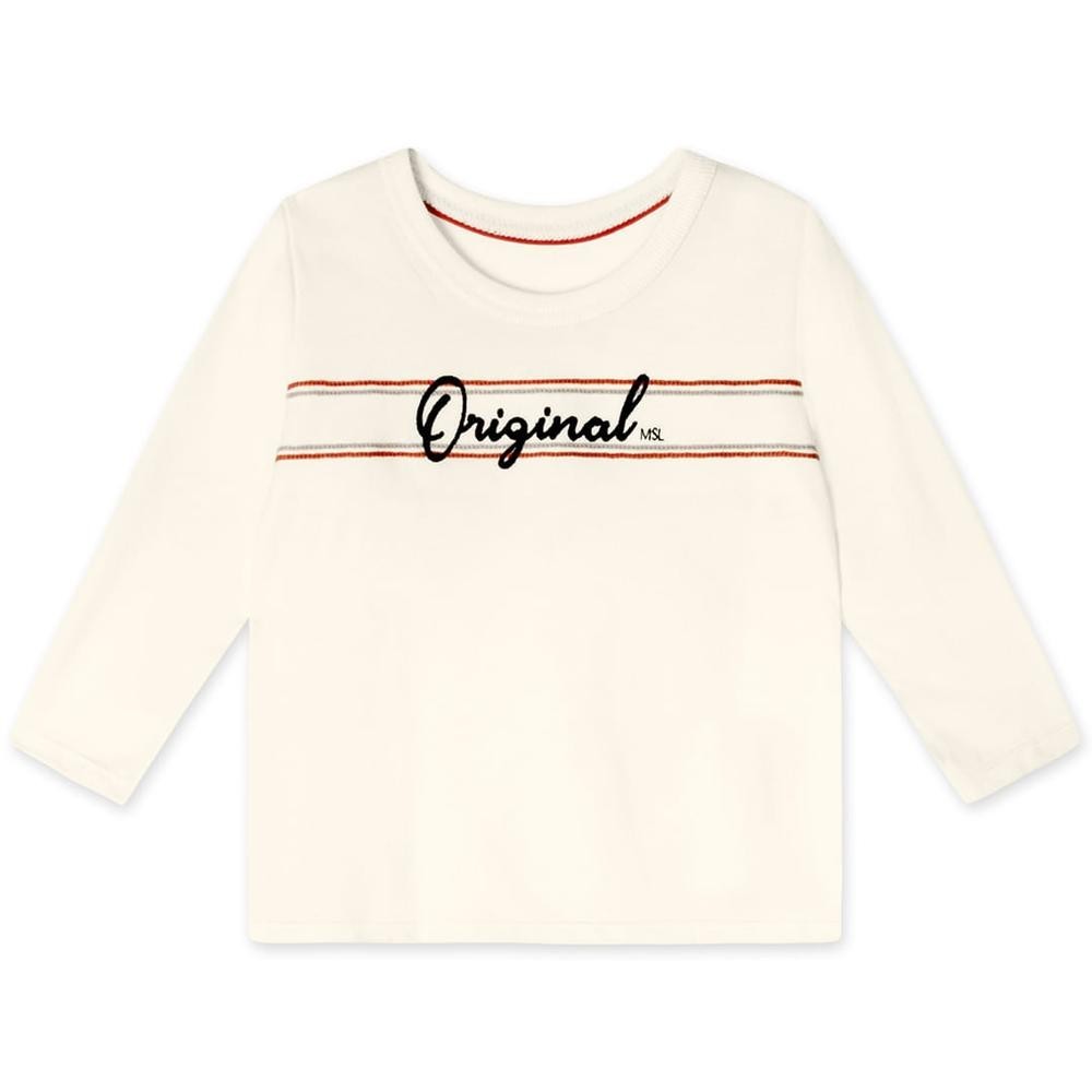Camiseta Manga Longa Infantil Masculina Marisol - Baby & Kids Fashion