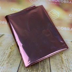 10~50 TOALHAS P/ MESA FESTA ROSE GOLD BOPP PEROLA 78X78 INOVE (CHOCO)