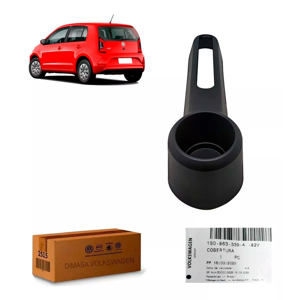 Console Freio De Mão Porta Copo Sem Parafuso Original Vw Up em Oferta na Shopee
