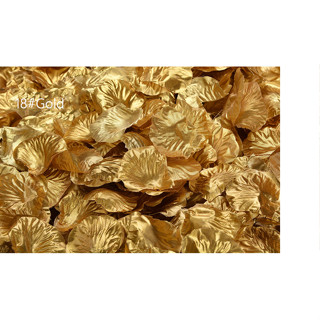 Pétalas De Rosas Artificiais Cor Dourada em Oferta na Shopee