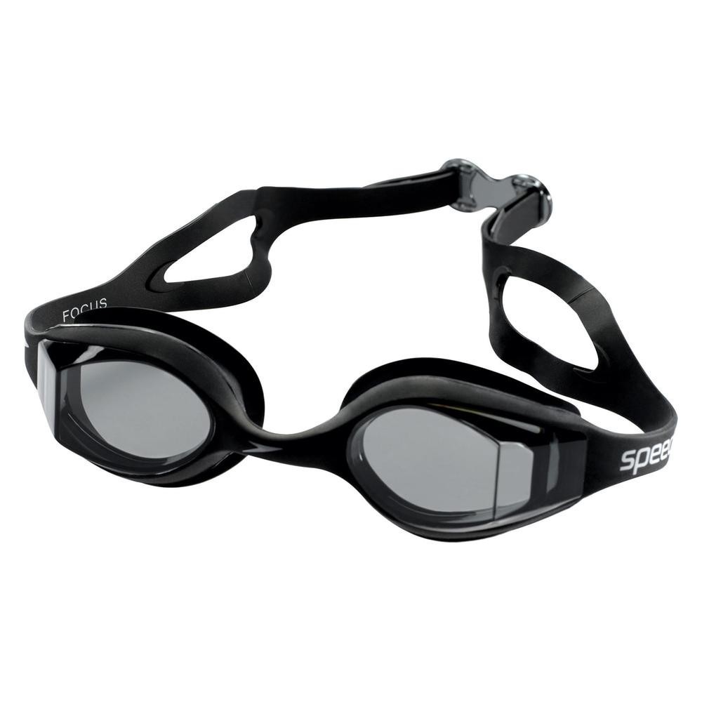Óculos de natação Focus Adulto Speedo Preto Lente Fume Proteção UV Anti Embaçante em Oferta na Shopee