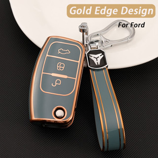 Capa Para Chave TPU Carro Chaveiro Dobrável Ford Focus 2 MK2 Fiesta Mondeo Galaxy Falcon Territory Ecosport Protetor De em Oferta na Shopee