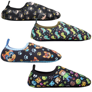 Sapatilha Aquática Antiderrapante Neoprene Infantil  Calce  fácil para  Meninos em Oferta na Shopee