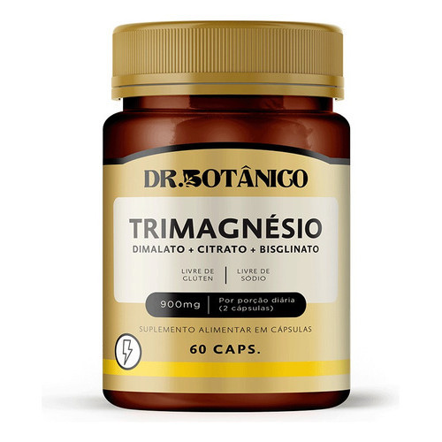 Trimagnesio Dimalato + Citrato + Bisglinato - Dr. Botânico