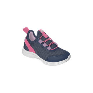 Tênis Infantil Feminino Ortopé Joy Comfy Elástico Marinho Pink em Oferta na Shopee