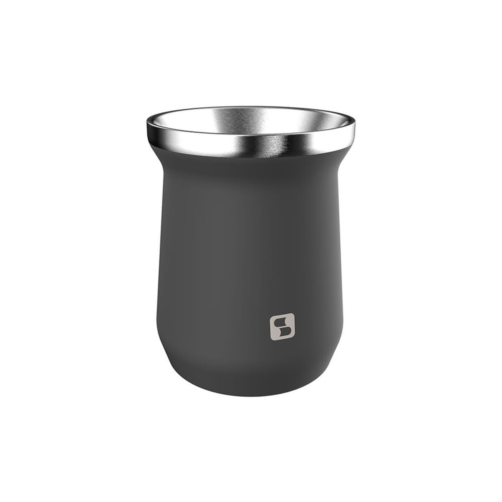 Cuia Térmica de 250ml Para Chimarrão Everest Cinza Soprano