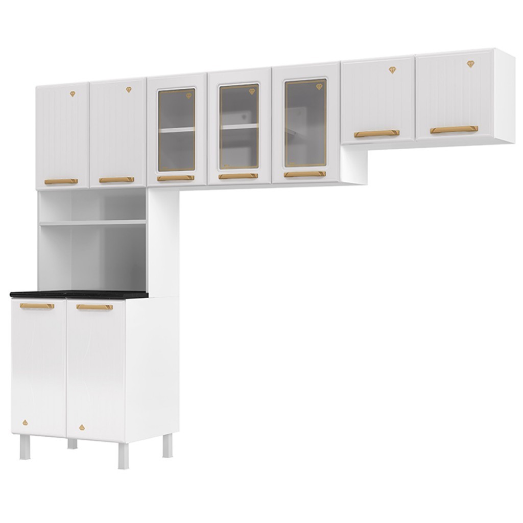 Cozinha de Aço Compacta Telasul Diamante 3Pçs em Oferta na Shopee