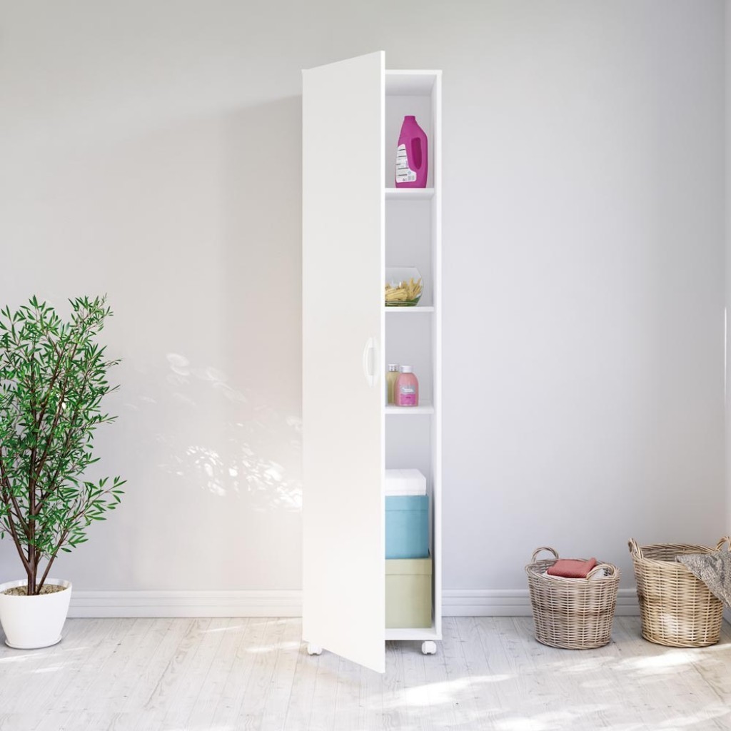 Armário Multiuso 1 Porta Branco - Politorno em Oferta na Shopee
