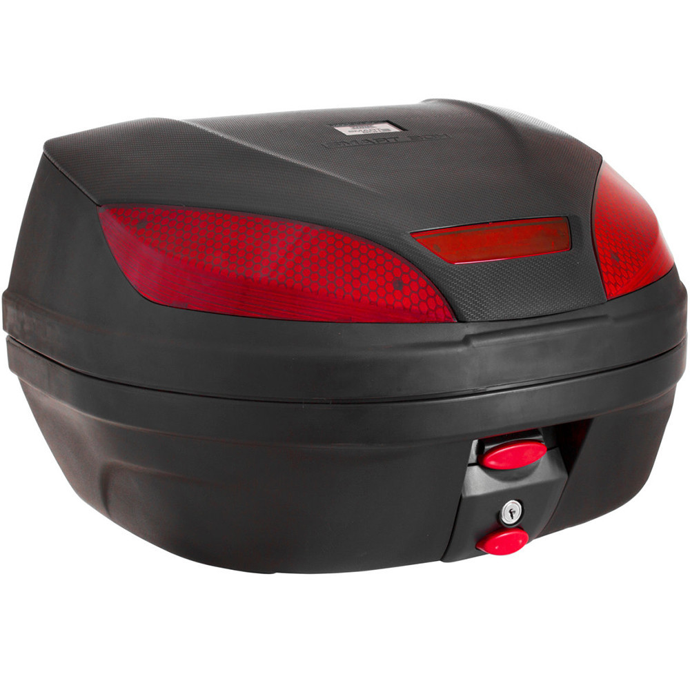 Baú Bauleto Motos 52 Litros Smart Box 3 Refletor Traseiro Chave Trava Preto Pro Tork BP-11PT em Oferta na Shopee