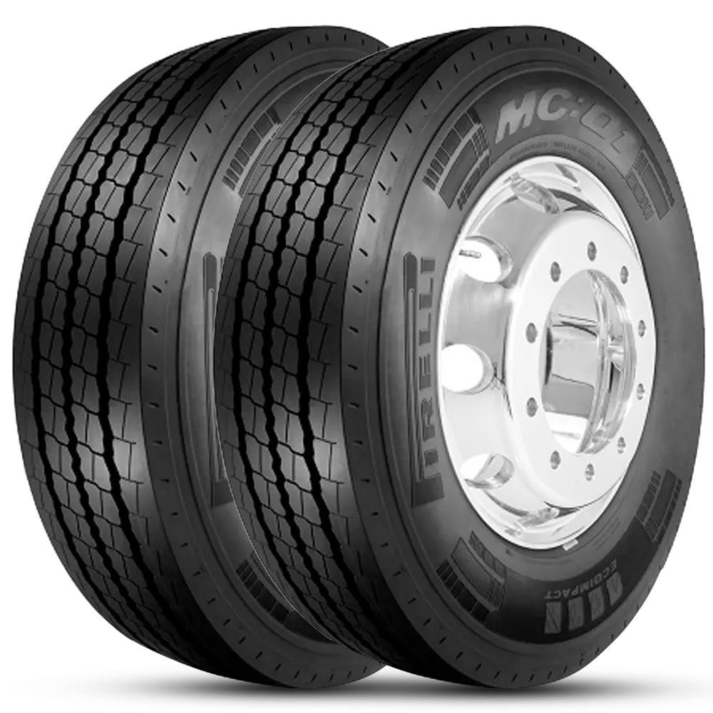 Kit 2 Pneu Pirelli Aro 22.5 275/80r22.5 149/146j  M+s Mc01 em Oferta na Shopee