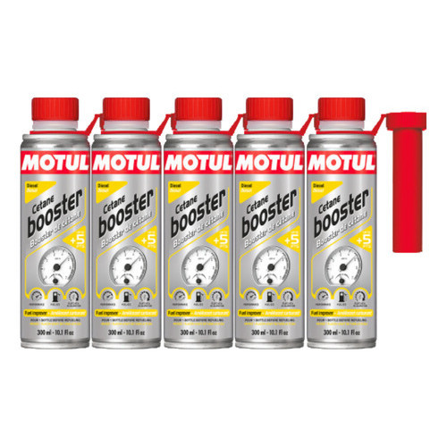 KIT MOTUL CETANE BOOSTER DIESEL 300ML 5 UNIDADES