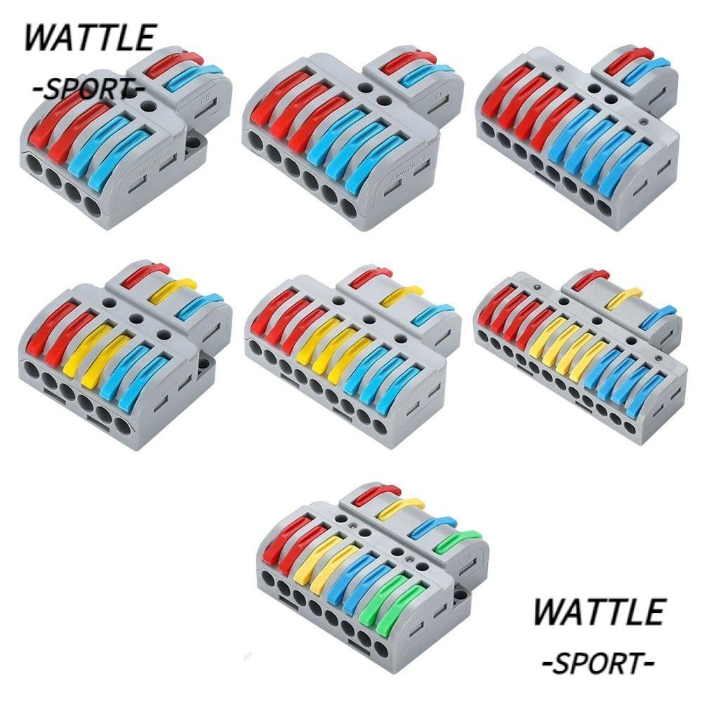 WATTLE Quick Terminal Block , Mini Conector De Fio Compacto Universal , Rápido Elétrico Pequeno em Oferta na Shopee