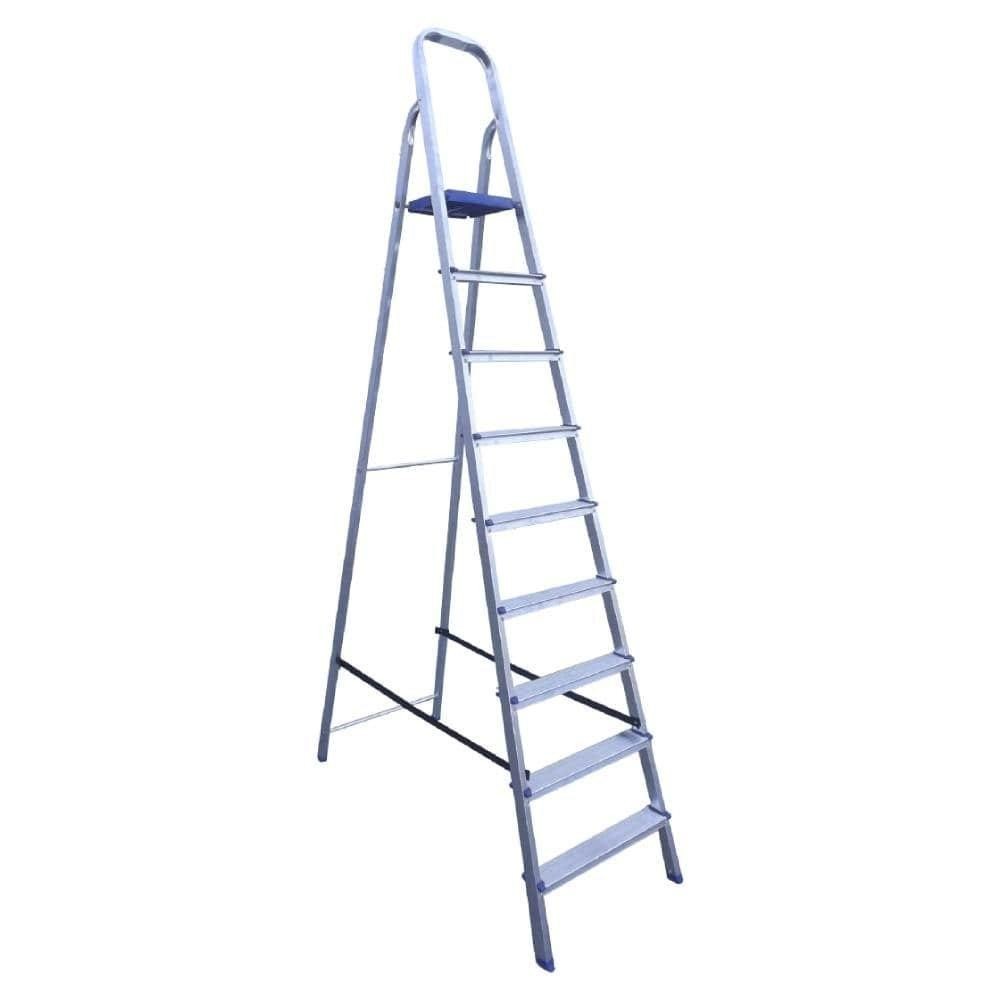 Escada Alumínio Pratik 9 Degraus Uso Doméstico em Oferta na Shopee
