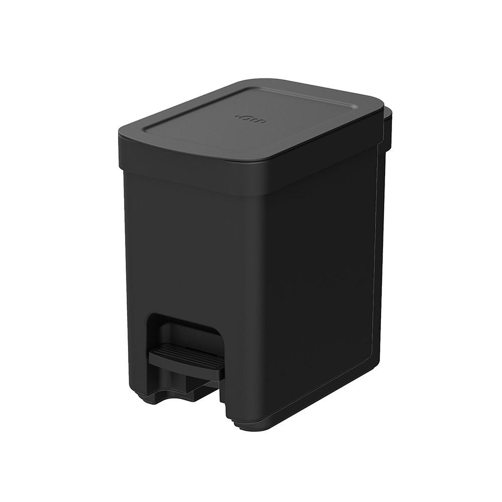 Lixeira OU Trium 6 Litros, em Polipropileno, Preto com Pedal - LX4000/PTF - Home & Living