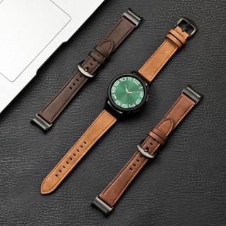 Pulseira De Couro Sem Gap Para Relógio Samsung Galaxy 6 5 4 40mm 44mm 6Classic 43mm 47mm 5Pro 45mm em Oferta na Shopee