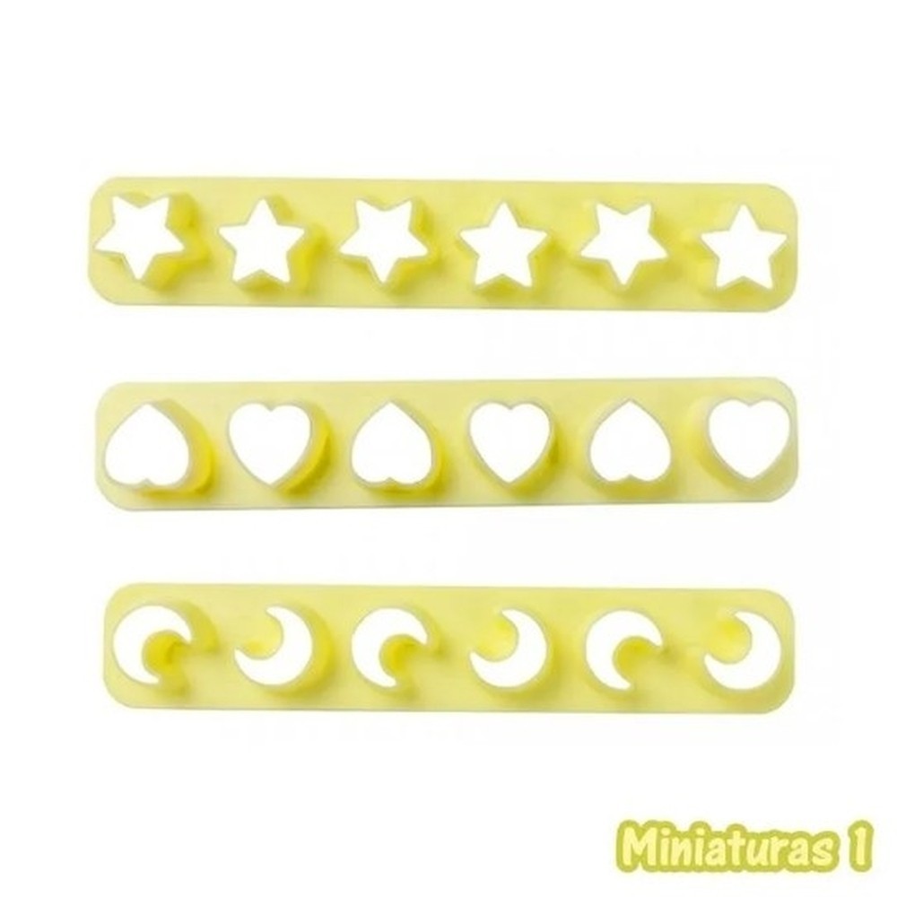 Cortador Kit Reguas Miniaturas Blue Star 1 3pcs