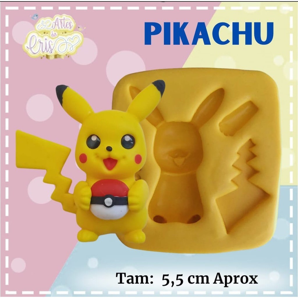 MOLDE PIKACHU ARTES DA CRIS