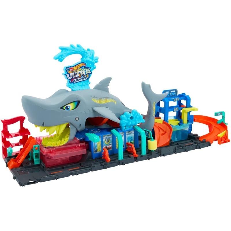 Pista Hot Wheels City Lava-Rápido Mega Tubarão - Mattel