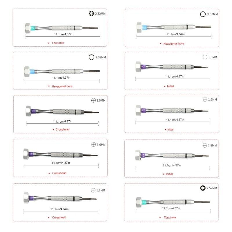 Estone Relógio Telefone Óculos Reparação Chave Fenda Para Quadros Ópticos Tablets Telefones Relógios Sol E Precisã