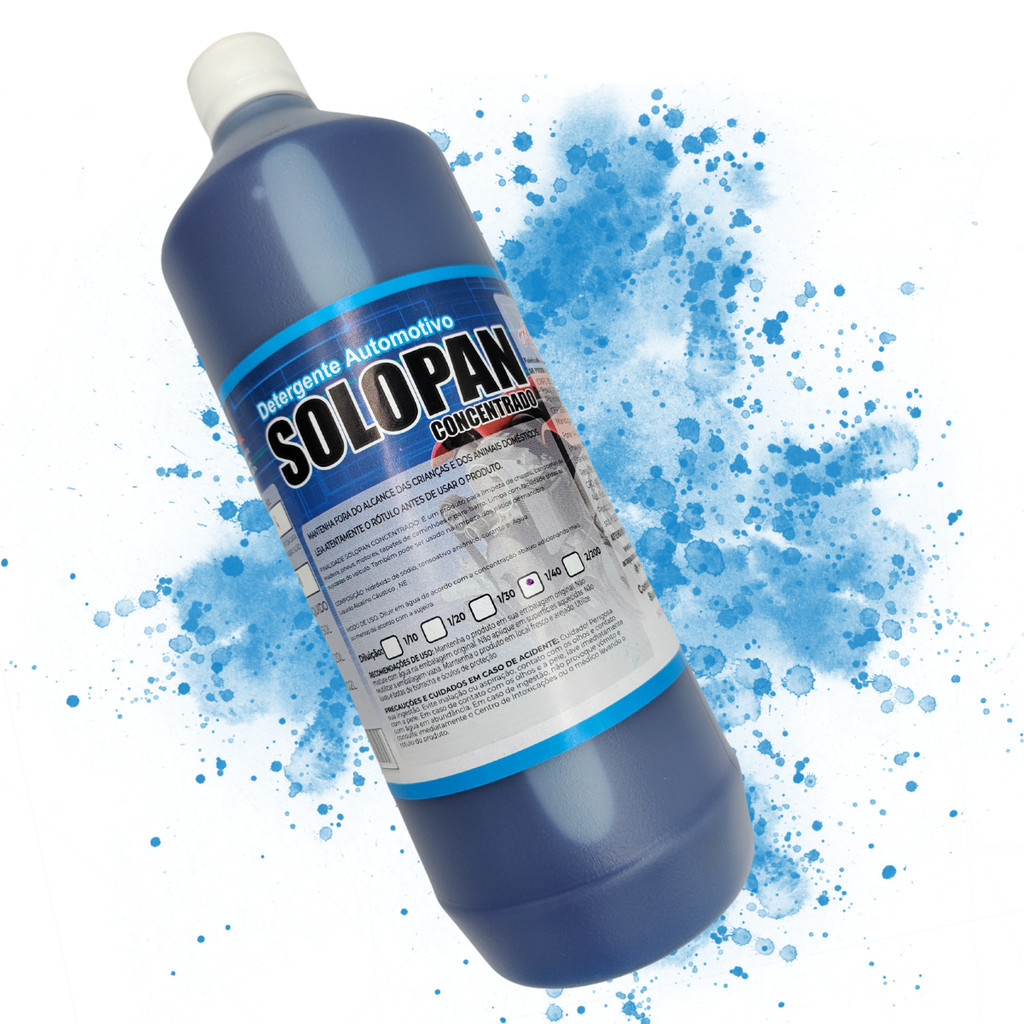 Solupan Desengraxante Concentrado Remove Óleo Graxa  Solopan Limpa Motor Chassis 1 Litro Rende 40 litros em Oferta na Shopee