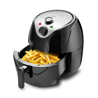 Fritadeira Elétrica sem óleo Air Fryer 6,5L 1700W 127V Preta Multi - GO217 em Oferta na Shopee