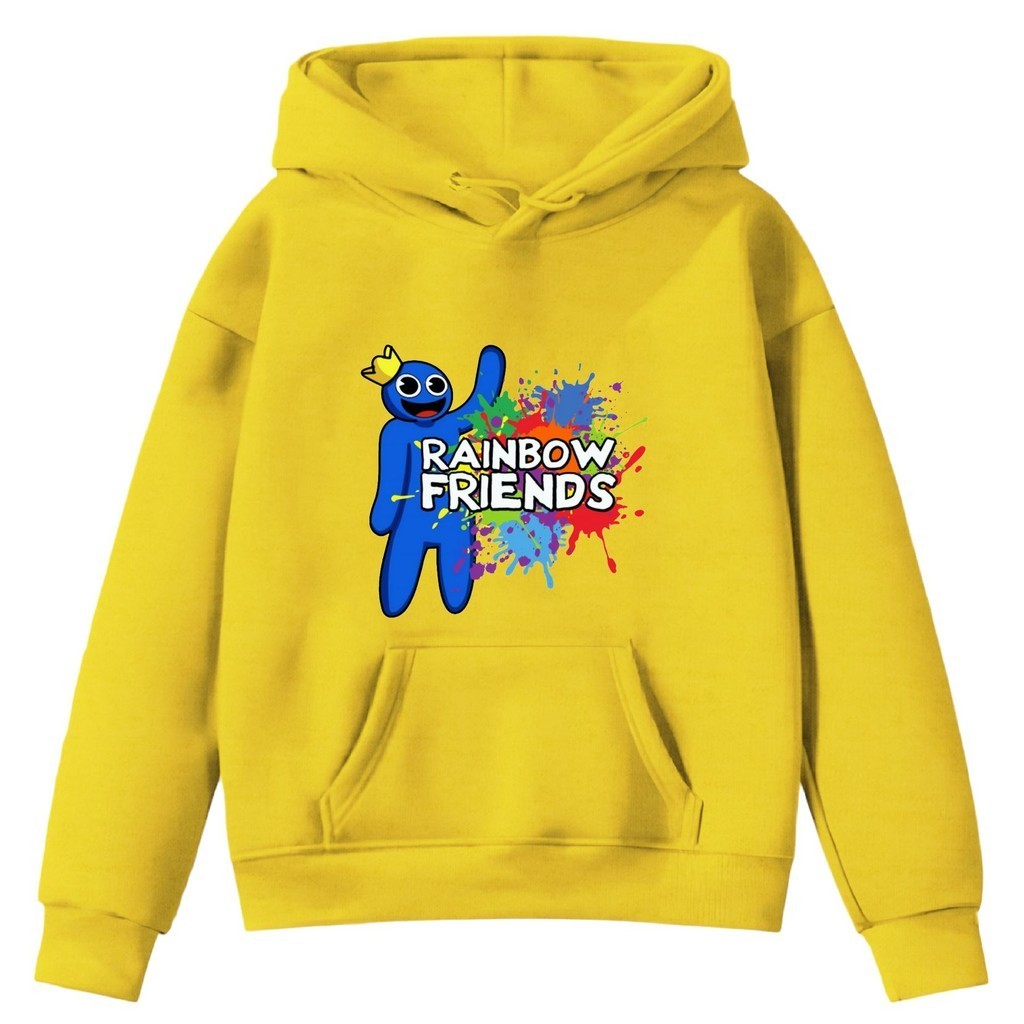 Moletom Kids Infantil Rainbow Friends Game Garten Banban Shopping Lazer Bolso Canguru Capuz Lançamento