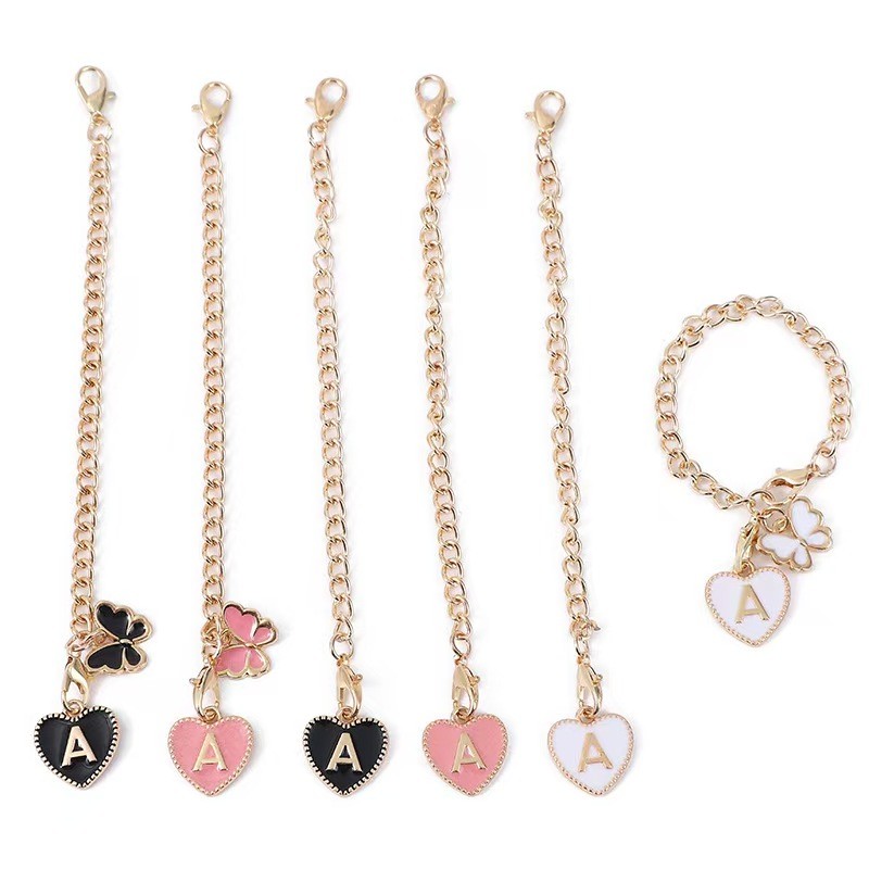 Decoração de corrente de metal letras pra garrafa termica  d chaveiro de copo de água mochila em Oferta na Shopee