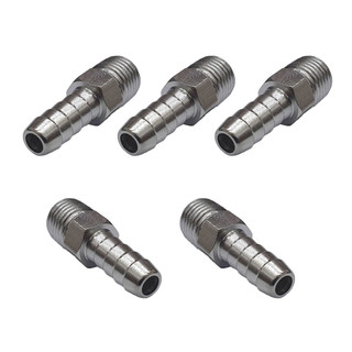 Espigão Adaptador Fixo Macho 1/4 X 5/16 - Kit 5 Unidades Uso Profissional Vedação Segura Alta Resistência