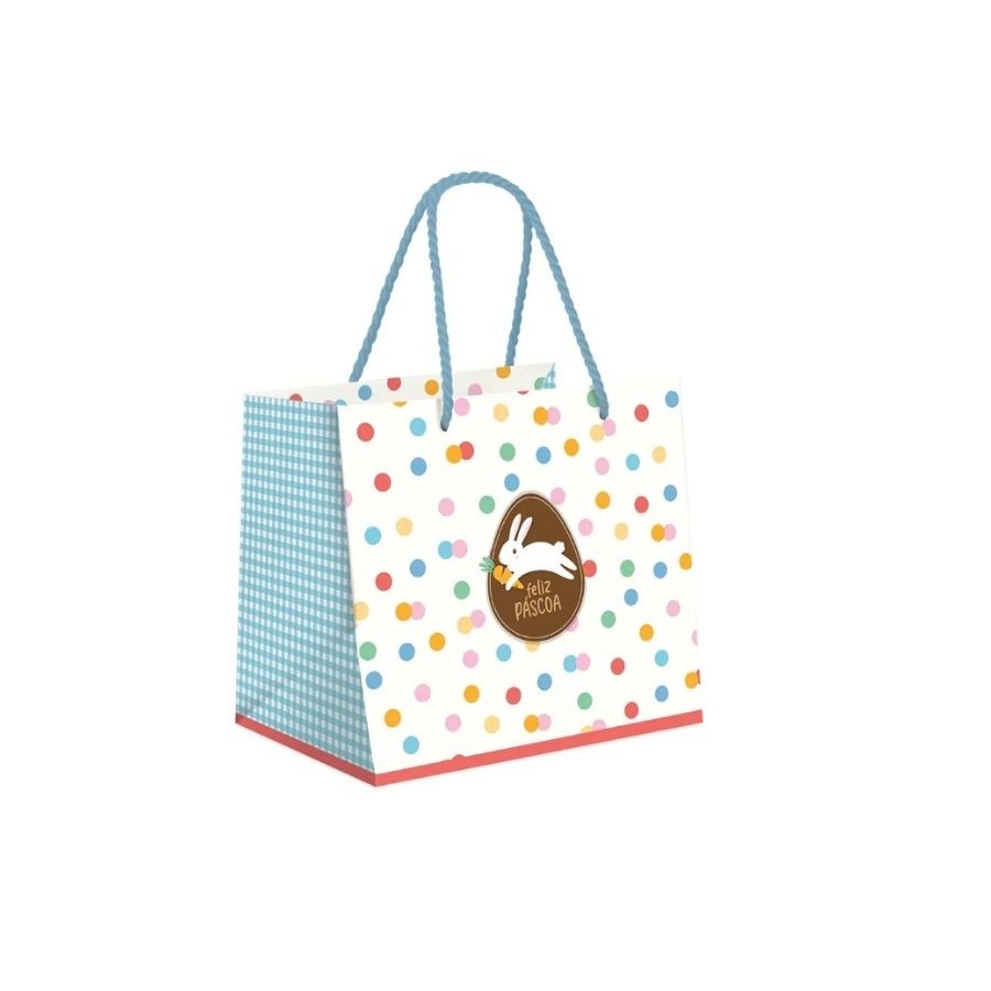 Sacola Premium Para Caixa Meio Ovo - Jump - 22x20x14cm - 1 unidade - Cromus - Rizzo.