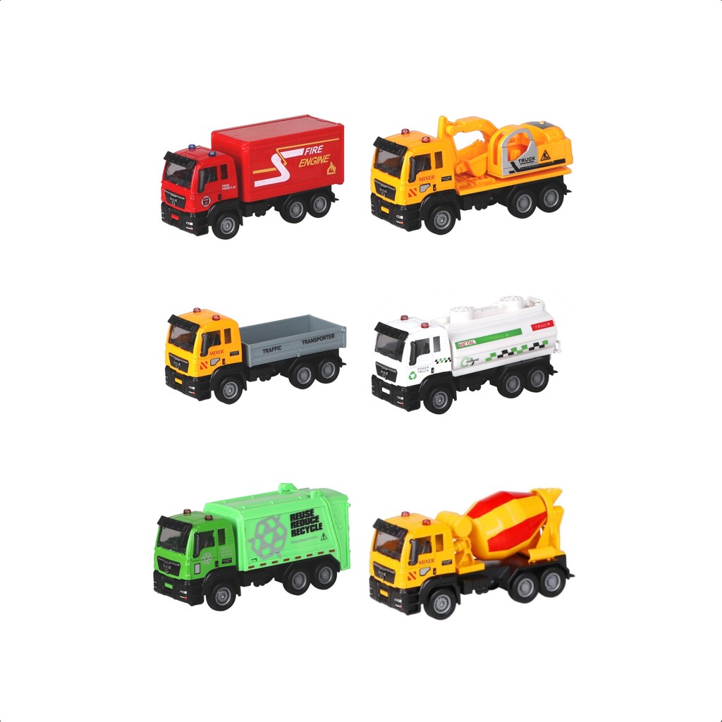 Brinquedo Infantil Carrinho Coleção Profissões Super Trucks Unitário e Sortido Polibrinq CAR613 em Oferta na Shopee