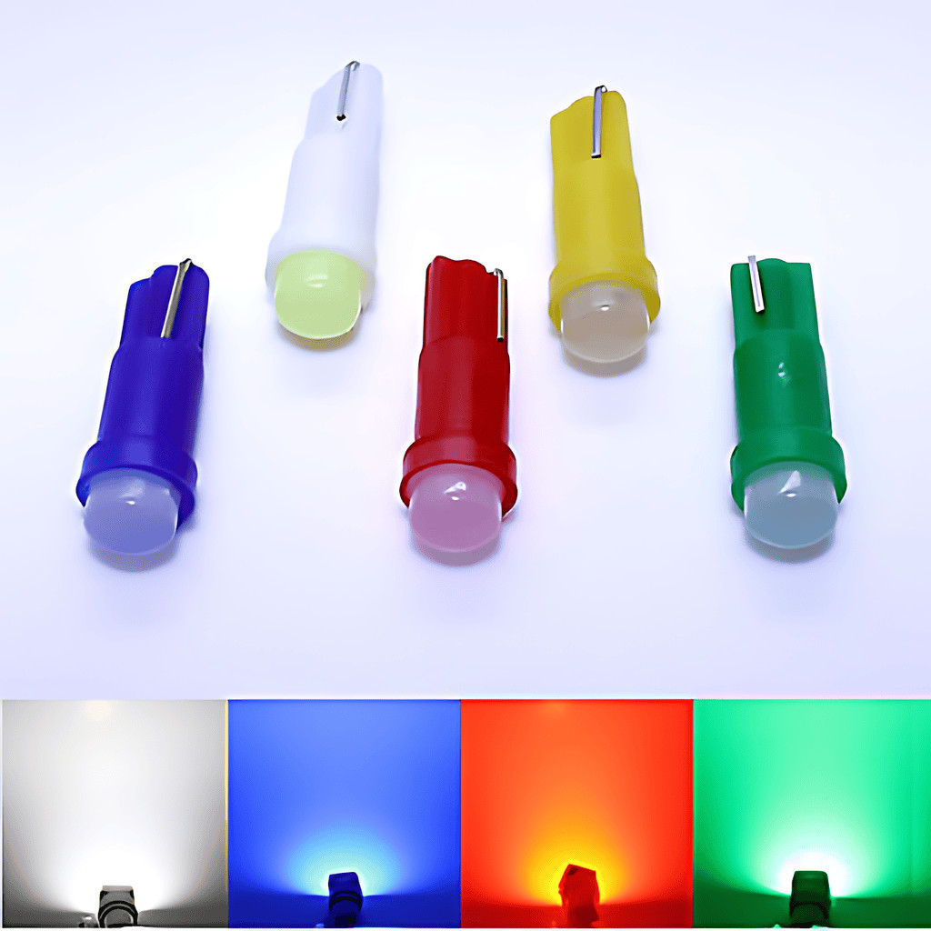 5x Lampadas esmagadinha pinguinho led painel T5 CORES em Oferta na Shopee