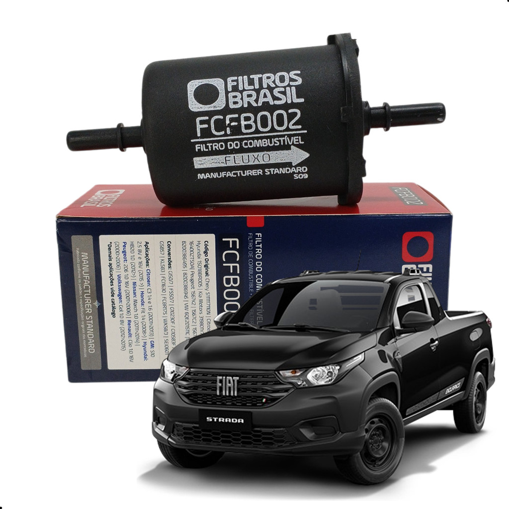Filtro Combustivel C3 C4 Strada Uno Hb20 Kicks 208 Duster Gol Polo Tcross em Oferta na Shopee