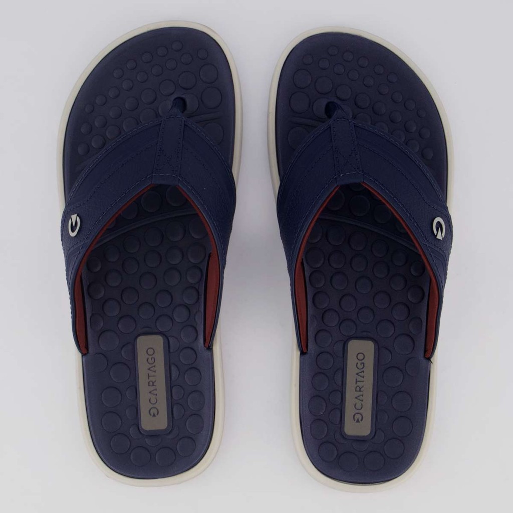 Chinelo Cartago Vêneto III Marinho em Oferta na Shopee